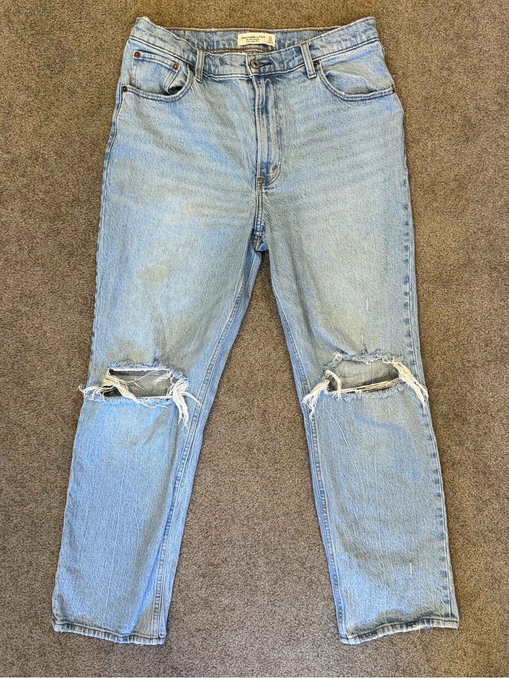 Abercrombie 90’s Straight Ultra High Rise Jeans